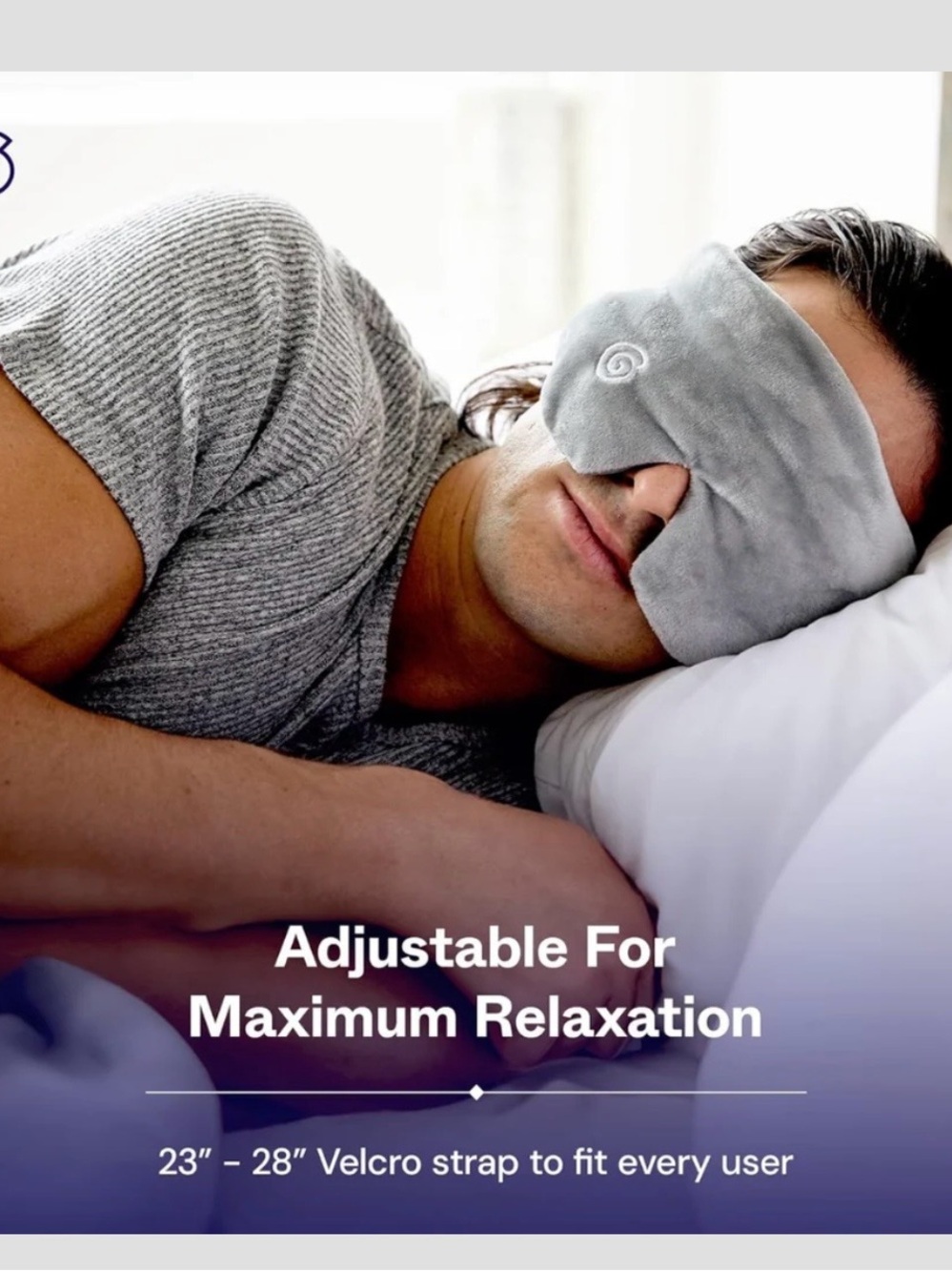 Gravity Weighted Sleep Mask - Picture 4 of 4